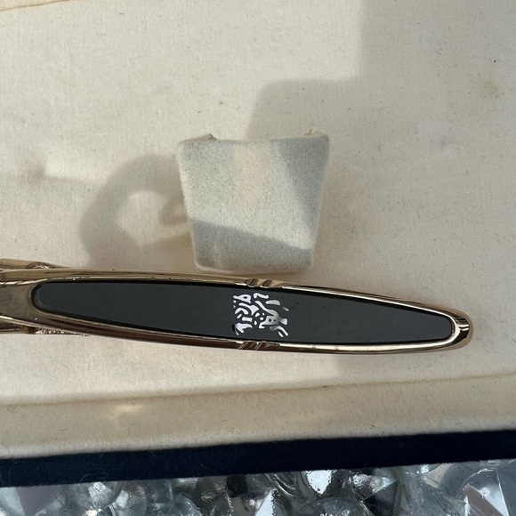 🔹️BURBERRYS🔹️ VINTAGE TIE PIN/ clip WITH CASE ✨️🖤 - Picture 6 of 9